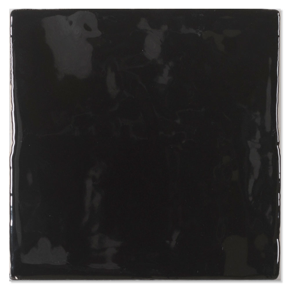 Pissano Veggflis Alboran Svart Blank 13x13 cm